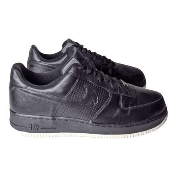 NIKE Air Force 1 Low \'Black/Black Anthracite\' Sneakers Size 13 main image 7